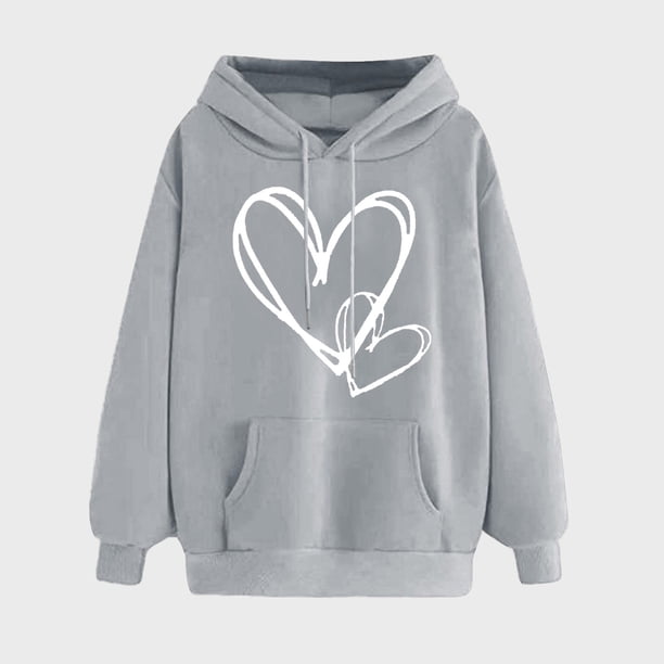 Ichuanyi Liquidación para mujeres impresas para mujeres con capucha de invierno Copas de manga larga cómodo ICHUANYI WER202308216668