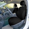 thumbnail image 2 of For 2019–2023 Hyundai Santa Fe FH Group Custom Fit Neoprene Waterproof Car Seat Covers - Front Seat Black, 2 of 5