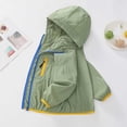 thumbnail image 5 of MexChoioe Big Kids Sun Protection Hooded Zip Up Jacket Long Sleeve Outerwear Summer Lightweight Breathable Casual Daily Outdoor Windbreaker for Boys and Girls, 5 of 6