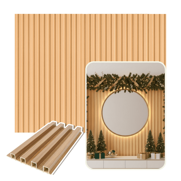 Lambrín Decorativo Premium Panel 3d De Pared 12pz Inmatmex Color Ace Amarillo