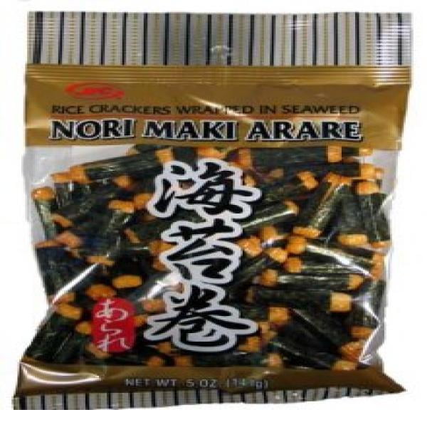 JFC Nori Maki Arare (rice crackers wrapped in seaweed) 5 Oz