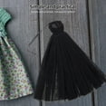 thumbnail image 3 of WEUVEB BJD Doll Wedding Dress with Black Veil and Gown Outfit, 1 Set Accessories for Doll Collectors, 3 of 5