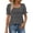 Black, variant on Ladies Tops and Blouses for Fall,Tops for Women Summer Casual Ruffle Trim Sleeve Square Neck T Shirts