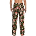 thumbnail image 7 of Salouo Edgehog and Mushrooms Print Pajama Pants for Men, Lounge Pants Elastic Waistband Casual Men's sleepwear Loungewear Sleep Pajama Pant -Medium, 7 of 7