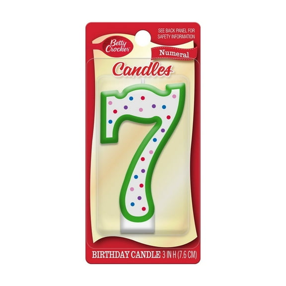 Betty Crocker Number Candle #7 (Pack of 84)