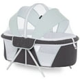 thumbnail image 5 of Dream On Me Day Dreamer 2-in-1 Convertible and Portable Bassinet in Blue Grey, Easy to Fold, 5 of 23