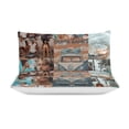 thumbnail image 3 of Outer banks Protective Fabric Sleep Fit Practical Zip Closure Duvet Cover Sets Sleep Set, 3 of 5