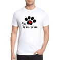 thumbnail image 2 of Playera Blanca Camiseta Unisex Estampado Yo Amo A Mi Perro, 2 of 5