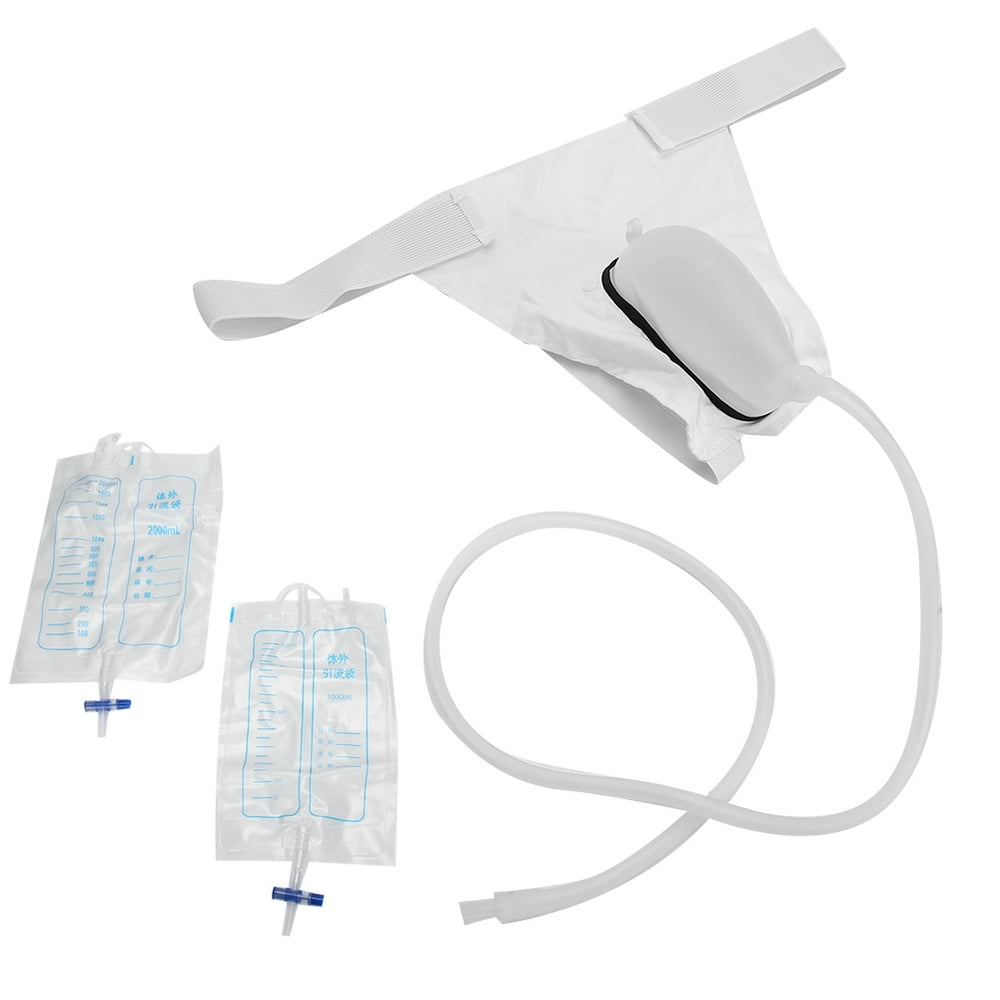 Tebru Urinal,Female Urine Collection Bag Reusable Silicone Urinal for