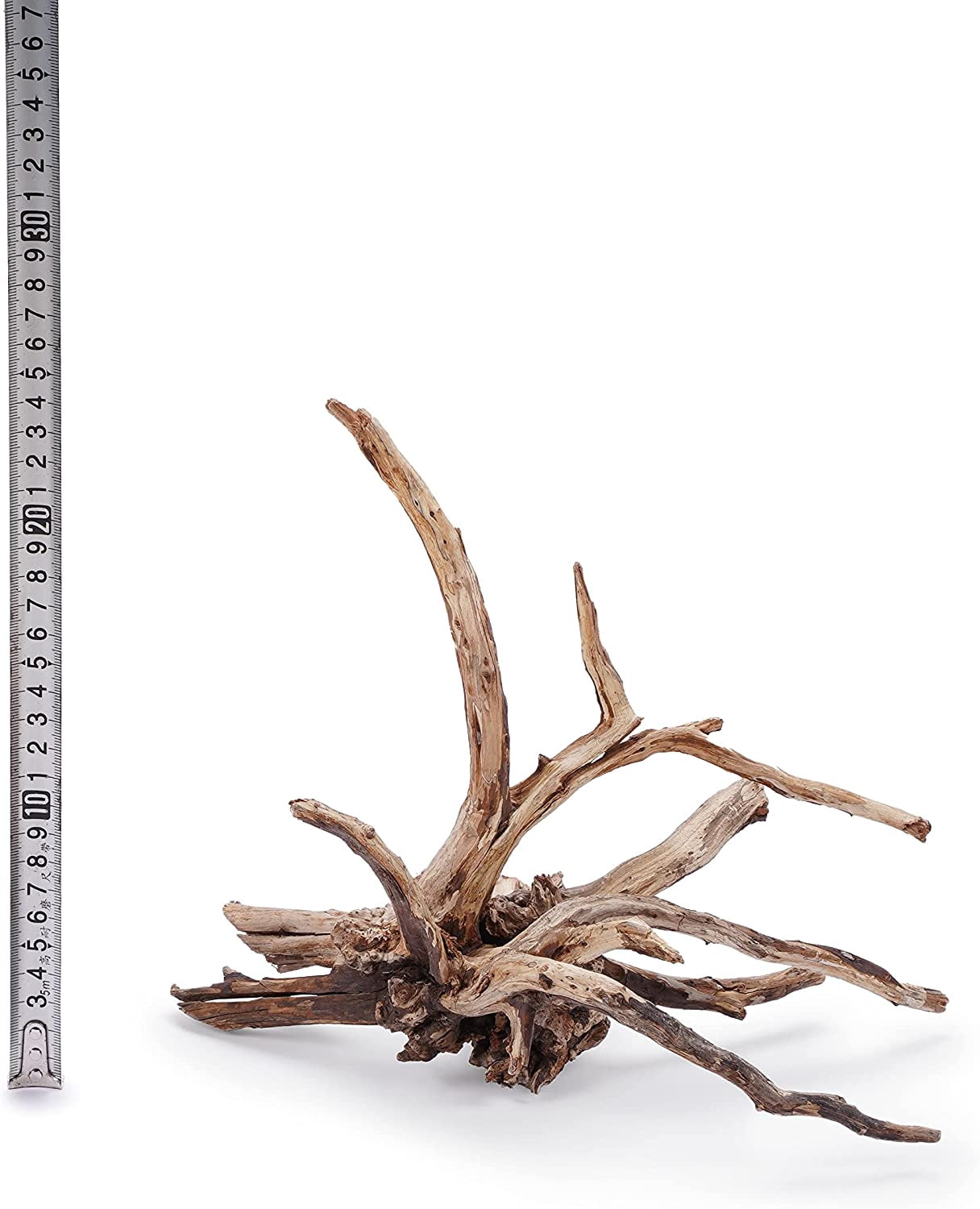 Natural Spider Wood Driftwood Branches for Aquarium Decoration (12-16 Inch, XL, 4 Pieces)