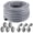 1/2IN,50FT, variant on 1 Inch 100 Ft Electrical Conduit Kit Liquid-tight And Connector With 5 Straight 3 Angle Fittings Included Flexible Non - Metallic Liquid Tight Conduit(1" Dia 100 Ft)