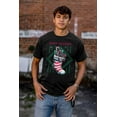 thumbnail image 4 of Christmas Happy Holidays Stocking Graphic T Shirt Men or Women Brisco Brands S, 4 of 6