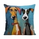thumbnail image 1 of Fundas de cojín decorativas de poliéster con motivos abstractos de perros y gatos para decorar el sofá del hogar., 1 of 4
