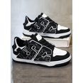 thumbnail image 3 of Men's Student Canvas Shoes, Flat Sneakers, Leisure White Shoes, Couple's Shoes, Unisex, White, 3 of 4