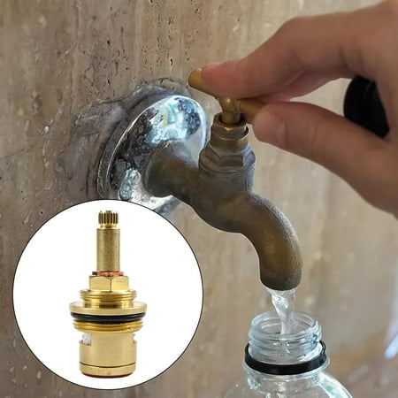 

20 Replacement Ceramic Disc Insert Stem Accessories Plumbing Fixtures Repair Durable for Basin Bathroom Kitchen Style C