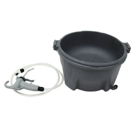 

INTBUYING Oiler Bucket Threading Pipe Machine Lubricator Oil Gun Drum Set