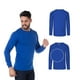 thumbnail image 3 of Playera Peso Completo Cuello Redondo Manga Larga para Caballero, Color Royal, Talla Grande, 100% Algodón. Yazbek C0304, 3 of 3