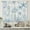 14_blue_coastal, variant on Black Farmhouse Rustic Kitchen Curtains Wooden Wood Small Short Cafe Window Curtains Vintage Fork Spoon Retro Barn Bathroom Living Room Bedroom Window Drapes Treatment 2 Panels (27.5x39 Inch)