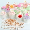 thumbnail image 4 of Naler Bridal Shower Rings 52 Pack Rose Gold Diamond Engagement Rings for Wedding Party Favors Table Decorations Cupcake Toppers, 4 of 7