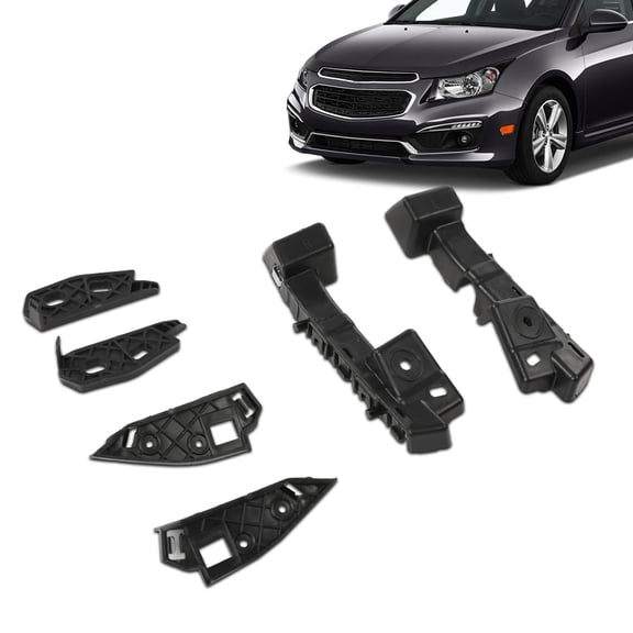 PIT66 3 Set Front Bumper Brackets Retainer support Fit For Chevrolet Malibu 2016-2018