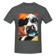 thumbnail image 4 of Bingfone Cow Men'S Loose Fit Short-Sleeve Pocket T-Shirt, 4 of 7