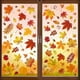 thumbnail image 1 of 6 sheets Autumn Leaf Window Stickers - Vibrant Fall-Themed Decals for Seasonal Home Decor Classic PVC Static Cling Panels, 1 of 5