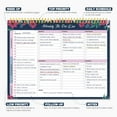thumbnail image 3 of ZJQYDS Weekly To Do List Notepad with 52 Undated Sheets（8.5"×11"）- Weekly Desk Planner for Women & Man, Work and Home - Twilight Petals, 3 of 13