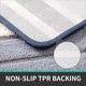 thumbnail image 4 of Non-Slip Bath Mat, Extra Soft Bathroom Rug, Machine Washable, Water Absorbent, 50 x 80 cm, Blue, 4 of 4
