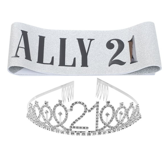 Birthday Party Etiquette 21st Decorations for Women Sash Girls Crowns Number Make up