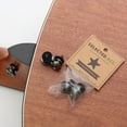 thumbnail image 2 of MYG 2 Pcs Guitar Strap Button Locks Secure Screw Bass Ukulele Belt Buckle Buttons, 2 of 6