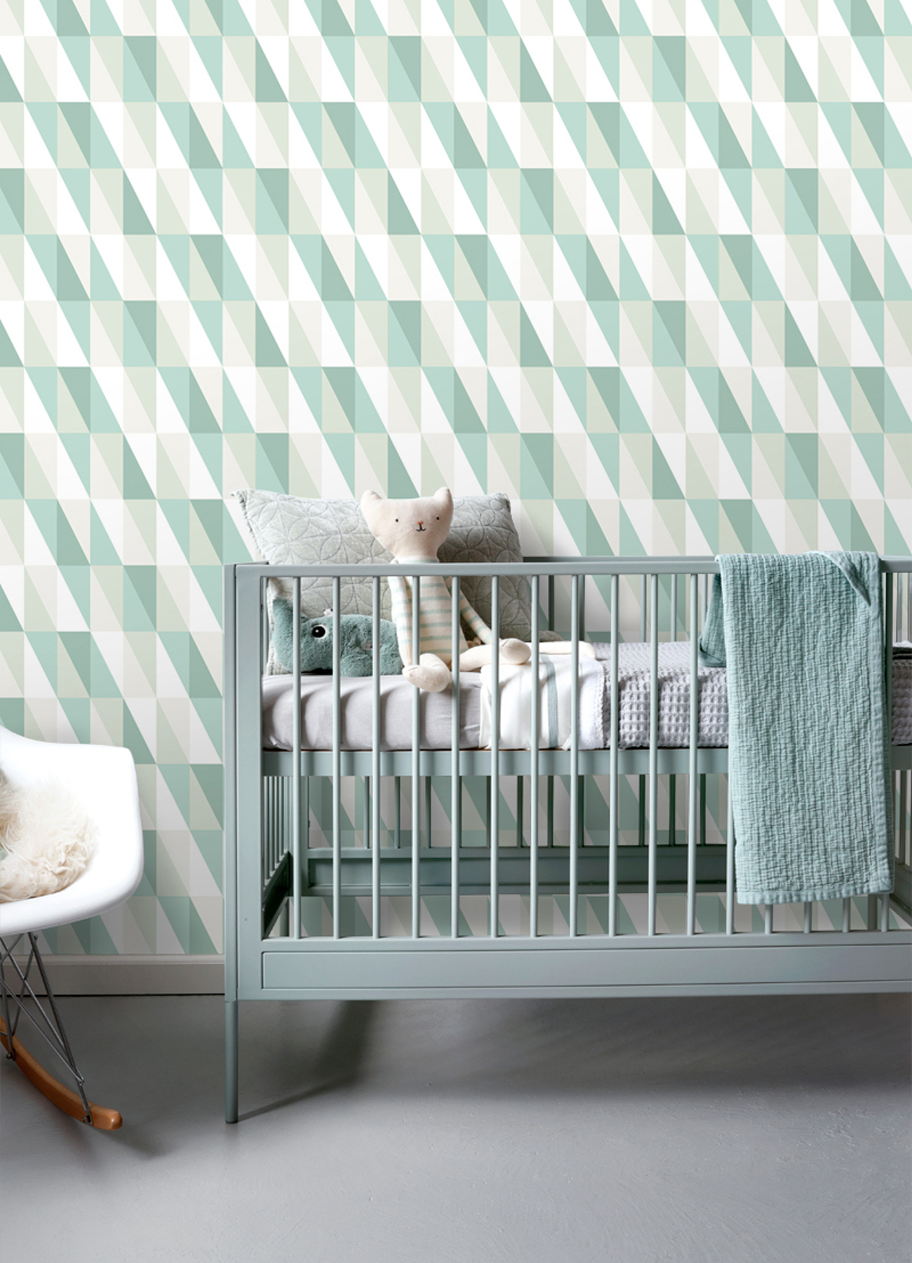 Chesapeake Bitsy Sky Blue Woodland Wallpaper, 20.9-in by 33-ft