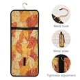thumbnail image 4 of 3-Piece Travel Toiletry Bag Set, Hanging Wash Bag with Makeup Bag & Brush Case,Waterproof Cosmetic Organizer for Travel, Gym & Home Golden Leaves, 4 of 9