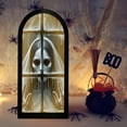 thumbnail image 4 of KUNPENG 14" Ghost Mirror Halloween Decorations, Unique Room Acrylic Decorations, Illusion Ghost Reflection, Creates Horror Atmosphere, Perfect for Halloween Party Atmosphere Decorations, 4 of 8