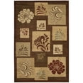 thumbnail image 3 of SAFAVIEH Lyndhurst Maurice Floral Area Rug, Brown/Multi, 4' x 6', 3 of 6