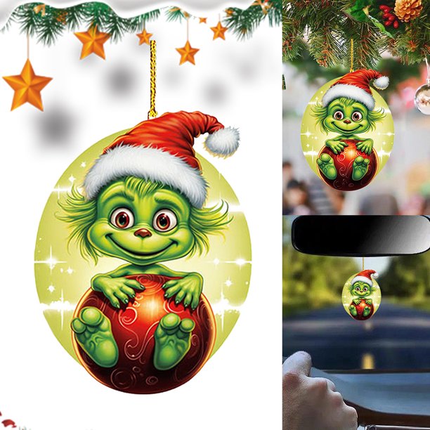 Colgantes para Navidad Colección Artesanal 8cm Adorno Creativo Interiores