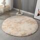thumbnail image 5 of Alfombra de baño antideslizante absorbente con efecto tie-dye degradado redondo, decoración para dormitorio, alfombrilla para pies lavable a mano disponible, 5 of 6