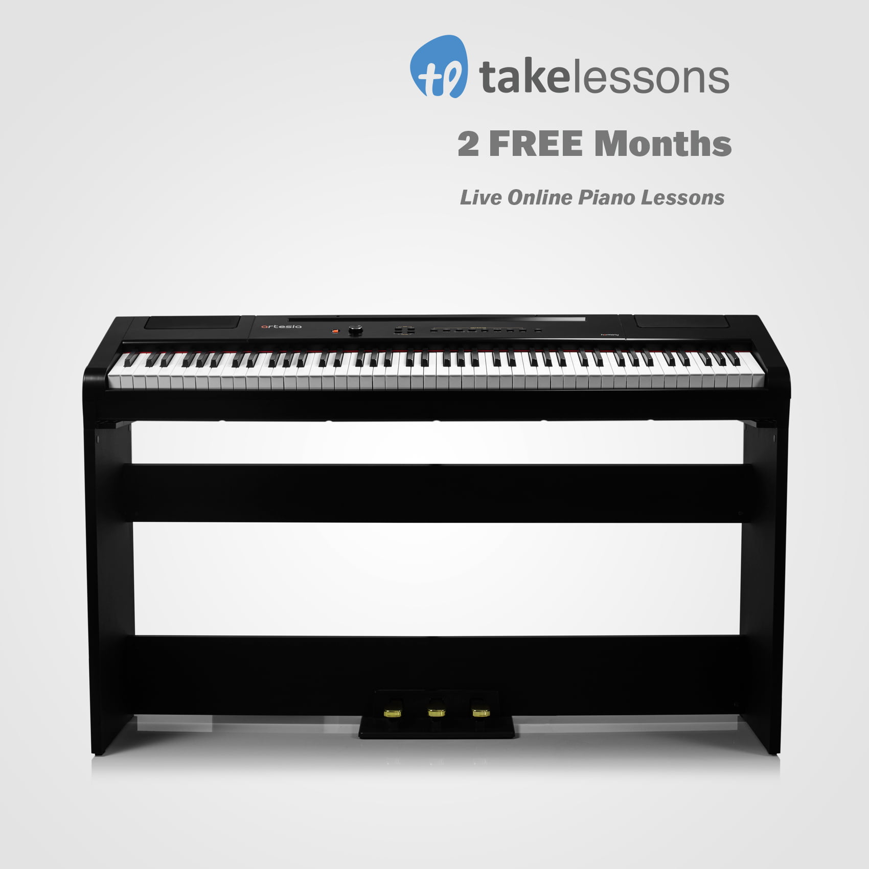Artesia Harmony 88 Key Digital Home Piano With 2 Months Of Free