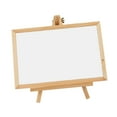 thumbnail image 3 of Pizarra de madera con caballete multiusos para mensajes. Blanco, 3 of 9
