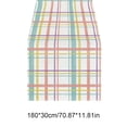 thumbnail image 5 of Vggrvlo Easter Tablecloth Easter Table Cloth Rectangle 70"X12" Buffalo Check Plaid Kitchen Table Cover for Kitchen Party Dinner Decoration, 5 of 6