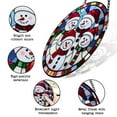 thumbnail image 3 of Snowmen Families Stained Glass Suncatcher, Snowmen Families Glass Suncatchers for Windows For Merry Christmas, 3 of 7