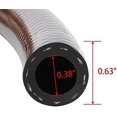 thumbnail image 4 of Marine Fuel Line 3/8 Inch 6FT with Primer Bulb Steel Hose Clamps, Universal 3/8" Boat Fuel Line Assembly Kit Compatible with Yamaha Outboard RVs Tractors Caravans Boats Fuel Line Black Black Black, 4 of 5