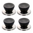 thumbnail image 2 of opvise 4Pcs Pot Lid Top Knob Heat-Resistant Dishwasher Safe Universal Kitchen Cookware Cooker Pot Lid Holding Handle Replacement Kit 4pcs, 2 of 8