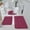 Wine Red, variant on Bathroom Rugs, DELESYS Velvet Memory Foam Bath Mat, Non-Slip Bath Rugs, Machine Wash, Dries Quickly, Ultra Soft Plush Bath Mats for Bathroom