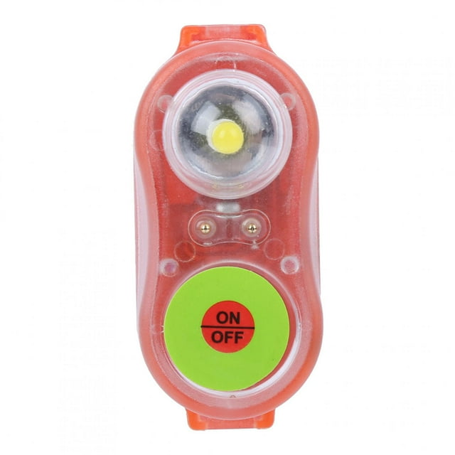 Life Jacket Light, LED Life Jacket Light Lamp Self Lighting Long Service Life Orange Cyan Flashlight Conspicuous Attract Light Lamp