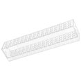 thumbnail image 1 of Acrylic Cosmetic Brushes Storage Organizer Rack 48 Display Pen Stand Holes for Colored Pencils, 1 of 9