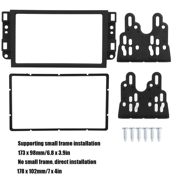 2 DIN Radio DVD Player Mount Modified Fascia Panel Frame Fits for
