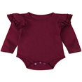 thumbnail image 2 of Newborn Baby Girls Romper Ruffles Bodysuit Jumpsuit Outfit, 2 of 6