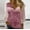 Pink, variant on FamilyThread Womens Sequin Tops V Neck Sparkly Glitter Blouses Trendy Long Sleeve Fashion Evening Party Shiny Dressy Shirts