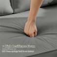 thumbnail image 3 of Pakunoda Outdoor Loveseat Cushion Set 46 x 26 Inch, Water Repellent, Fade Resistant, Patio Loveseat Replacement Cushions for Couch Bench and Swing, Light Grey, 3 of 5