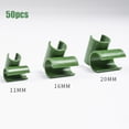 thumbnail image 4 of GYZEE 50Pcs Plant Trellis Connector Clip Stake Clips For Fixed Garden Frame Rod 20mm, 4 of 6